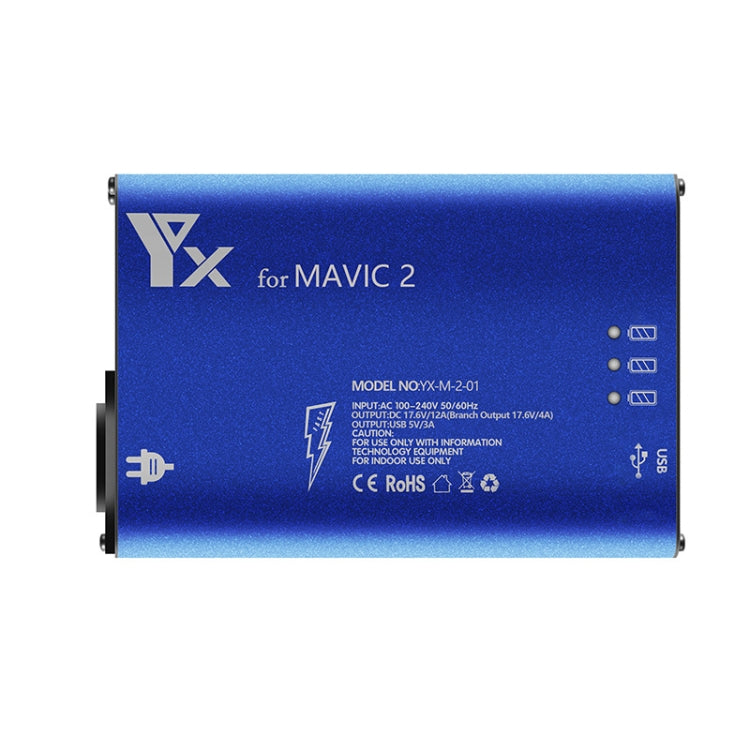 YX For DJI MAVIC 2 Aluminum Alloy Charger with Switch YX For DJI MAVIC 2 Aluminum Alloy Charger with Switch